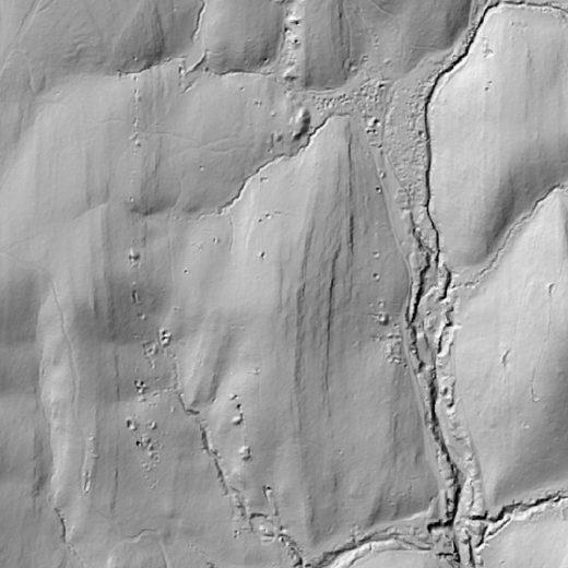 Hillshade: the same Victorian ground rendered as Hillshade